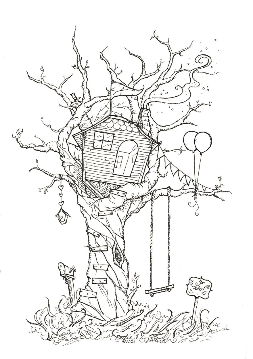 I Drew 41 Illustrations Over 2 Years For My Self-Published Coloring Book. Now I Can't Quit Doodling! (12+ Pictures) I Drew 41 Illustrations Over 2 Years For My Self-Published Coloring Book. Now I Can't Quit Doodling! (12+ Pictures)