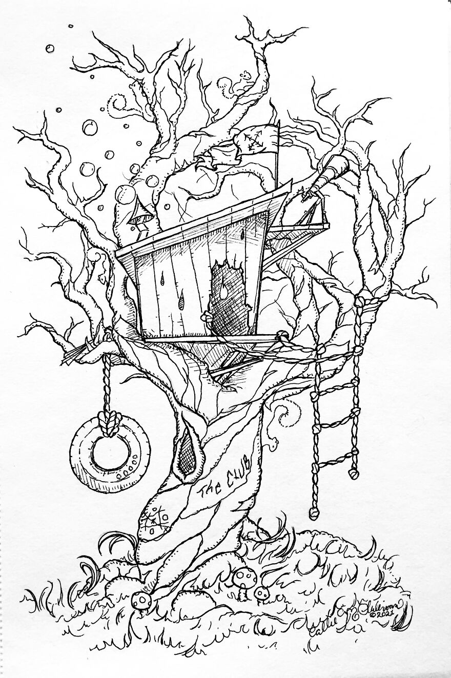 I Drew 41 Illustrations Over 2 Years For My Self-Published Coloring Book. Now I Can't Quit Doodling! (12+ Pictures) I Drew 41 Illustrations Over 2 Years For My Self-Published Coloring Book. Now I Can't Quit Doodling! (12+ Pictures)