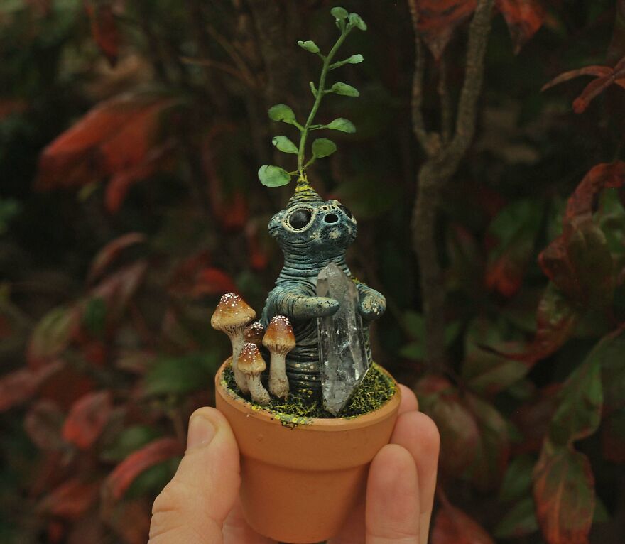 I Make Earthy Fantasy Art With Polymer Clay