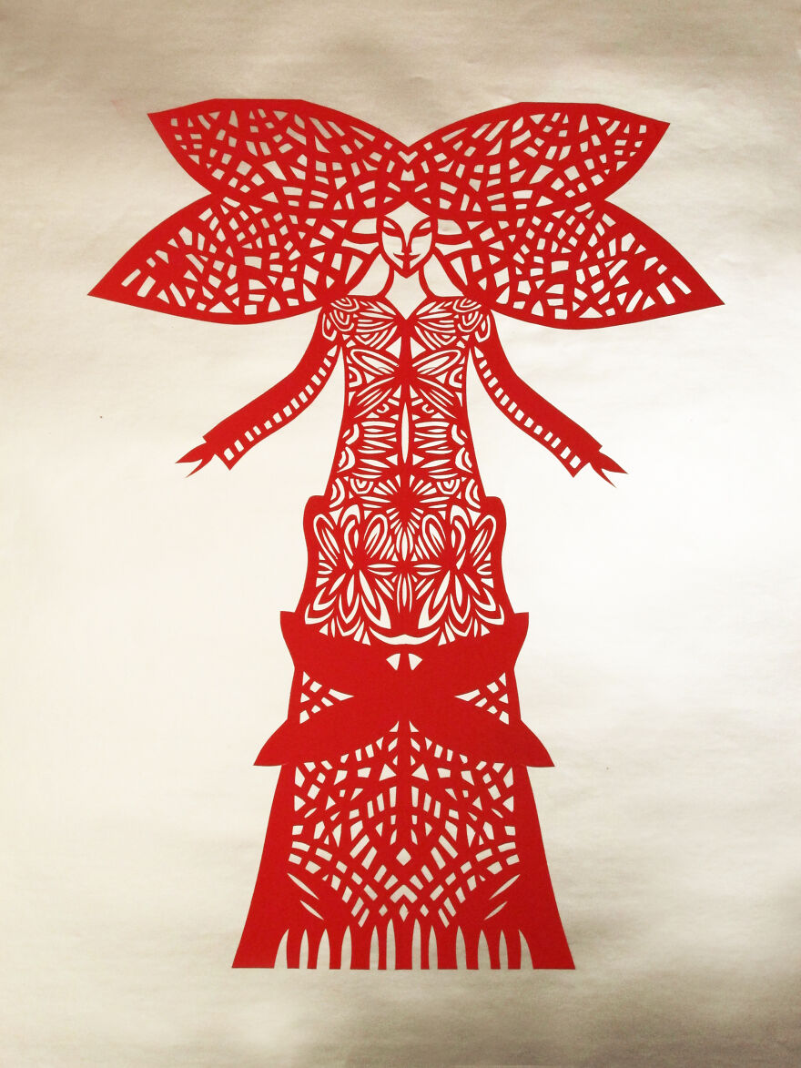 Dragonfly Girl (Fashion Illustration Series)