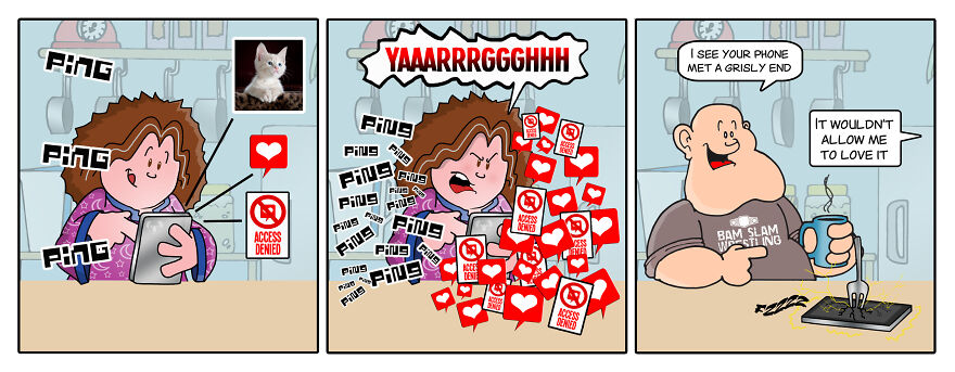 I Created A Cartoon Strip Of My Best Friend's Life To Recover From Depression