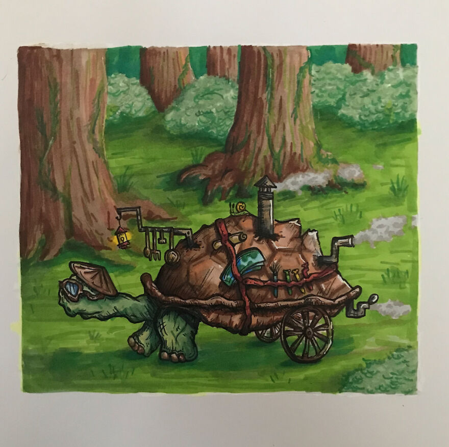 I Started Doing Some Random Drawings Over Lockdown. Here Are Some Of Them...