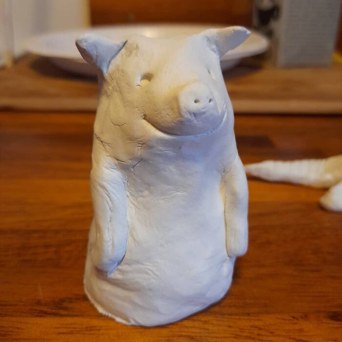 A Pig I Made From Clay