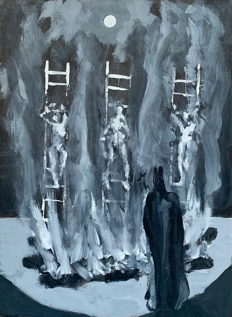 Artist Who Just Celebrated His 90th Birthday Exhibits His Dark Occult Works For First Time At The Witchcraft Museum In Cleveland Artist Who Just Celebrated His 90th Birthday Exhibits His Dark Occult Works For First Time At The Witchcraft Museum In Cleveland