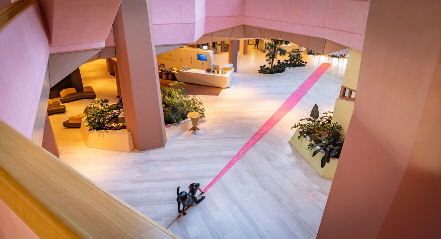 We Created A Welcome Back-Sculpture After The Lockdown During The Pandemic.