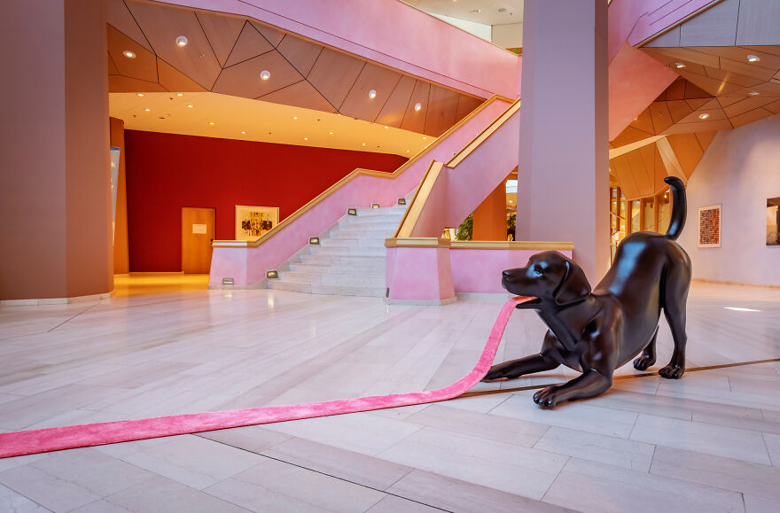 We Created A Welcome Back-Sculpture After The Lockdown During The Pandemic.