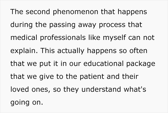 It Appears That There Are 2 Unexplainable Things That Often Occur Before Patients Pass Away And This Nurse Went Viral For Sharing This It Appears That There Are 2 Unexplainable Things That Often Occur Before Patients Pass Away And This Nurse Went Viral For Sharing This