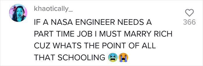 "This Doesn't Add Up": NASA Engineer Applies For Second, Part-Time Job, And People Online Don't Really Get Why "This Doesn't Add Up": NASA Engineer Applies For Second, Part-Time Job, And People Online Don't Really Get Why