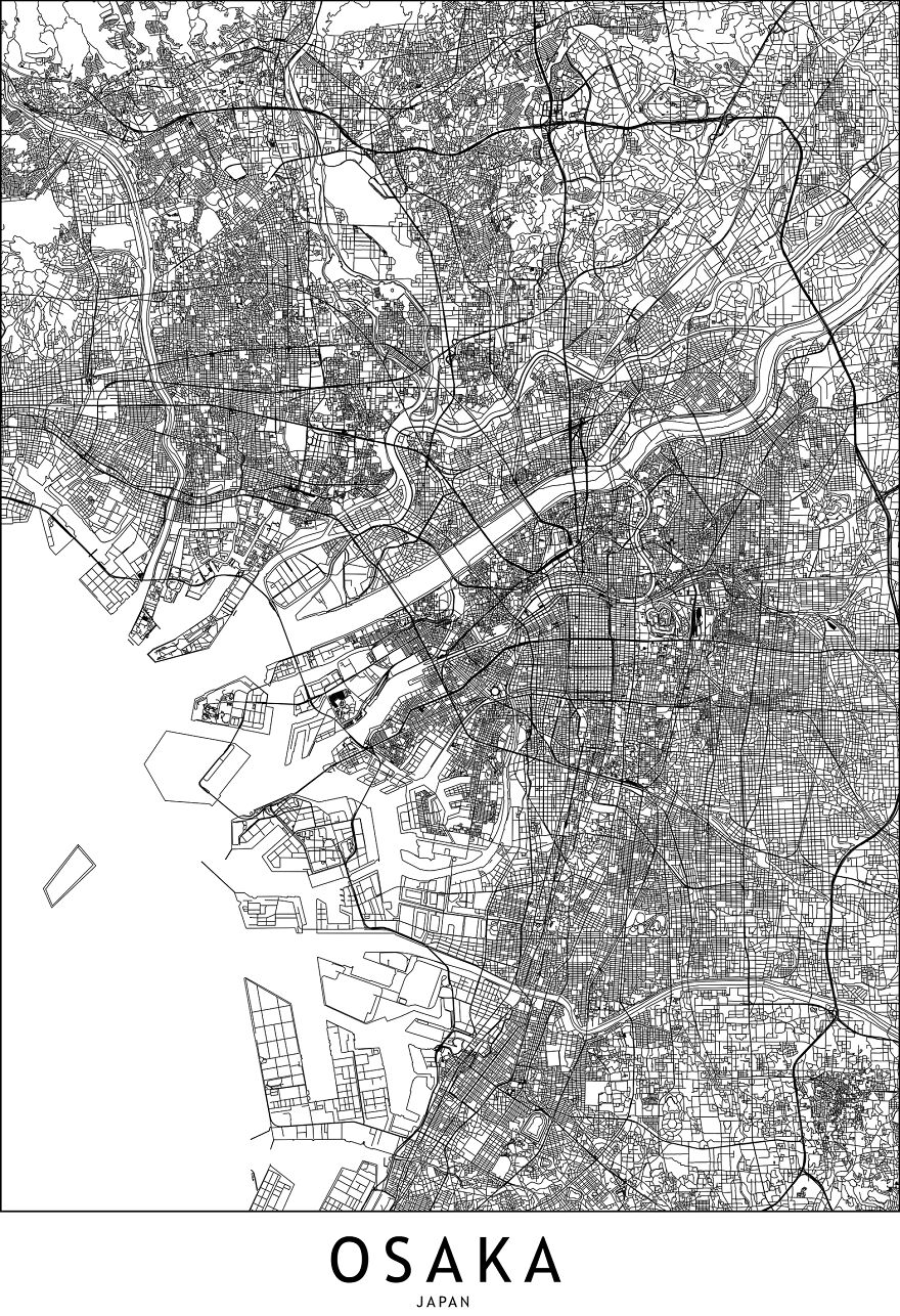 I Draw Line Maps Of World Cities Part 2