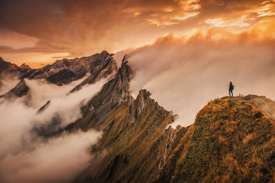 After A Long Day Hike In The Fog I Finally Made It To Heaven. After A Long Day Hike In The Fog I Finally Made It To Heaven.