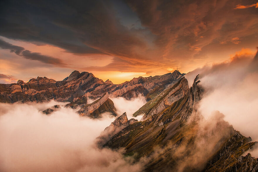 After A Long Day Hike In The Fog I Finally Made It To Heaven. After A Long Day Hike In The Fog I Finally Made It To Heaven.