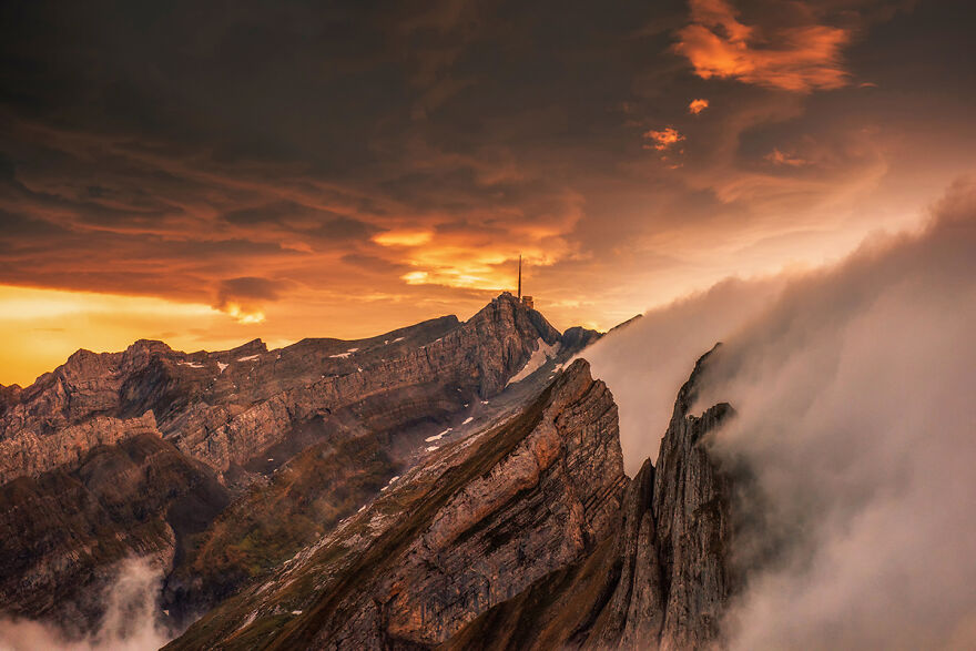 After A Long Day Hike In The Fog I Finally Made It To Heaven.