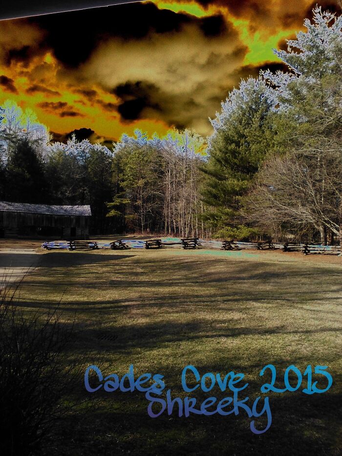 Cades Cove Fall/Winter Of 2015 That I Took On An Phone That I Had That Did Awesome Portalize Filter Pics On My Camera