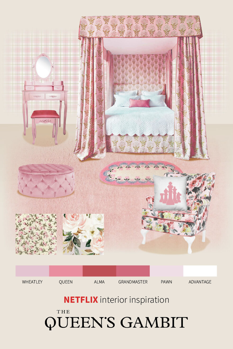 We Created 8 Interior Design Moodboards Inspired By Popular Netflix Shows We Created 8 Interior Design Moodboards Inspired By Popular Netflix Shows