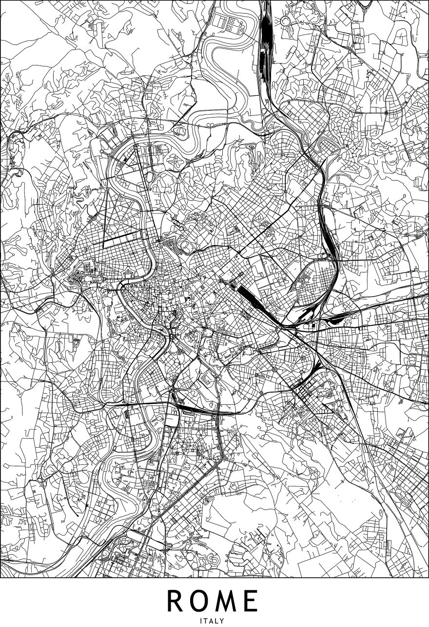 I Draw Line Maps Of World Cities Part 2