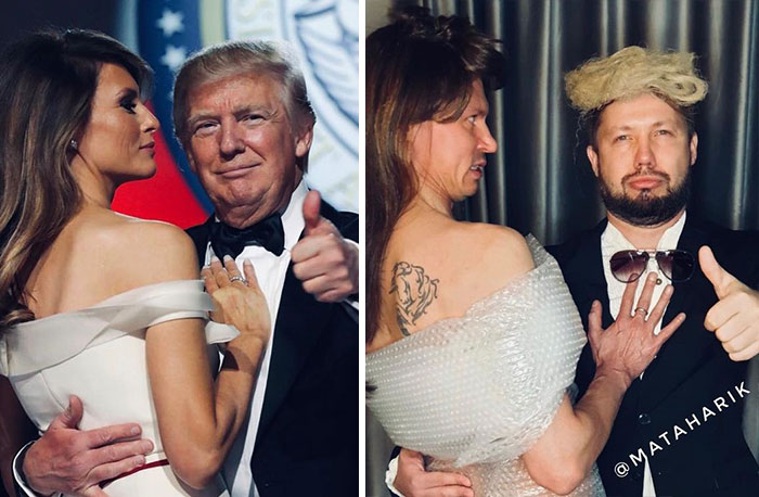 Melania Trump y Donald Trump