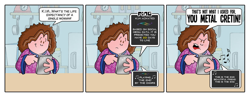 I Created A Cartoon Strip Of My Best Friend's Life To Recover From Depression