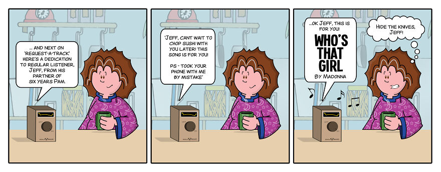 I Created A Cartoon Strip Of My Best Friend's Life To Recover From Depression