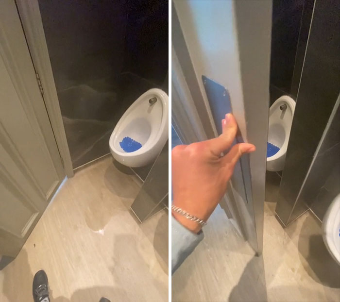 Had Someone Swing This Door Open On Me While Using The Toilet…