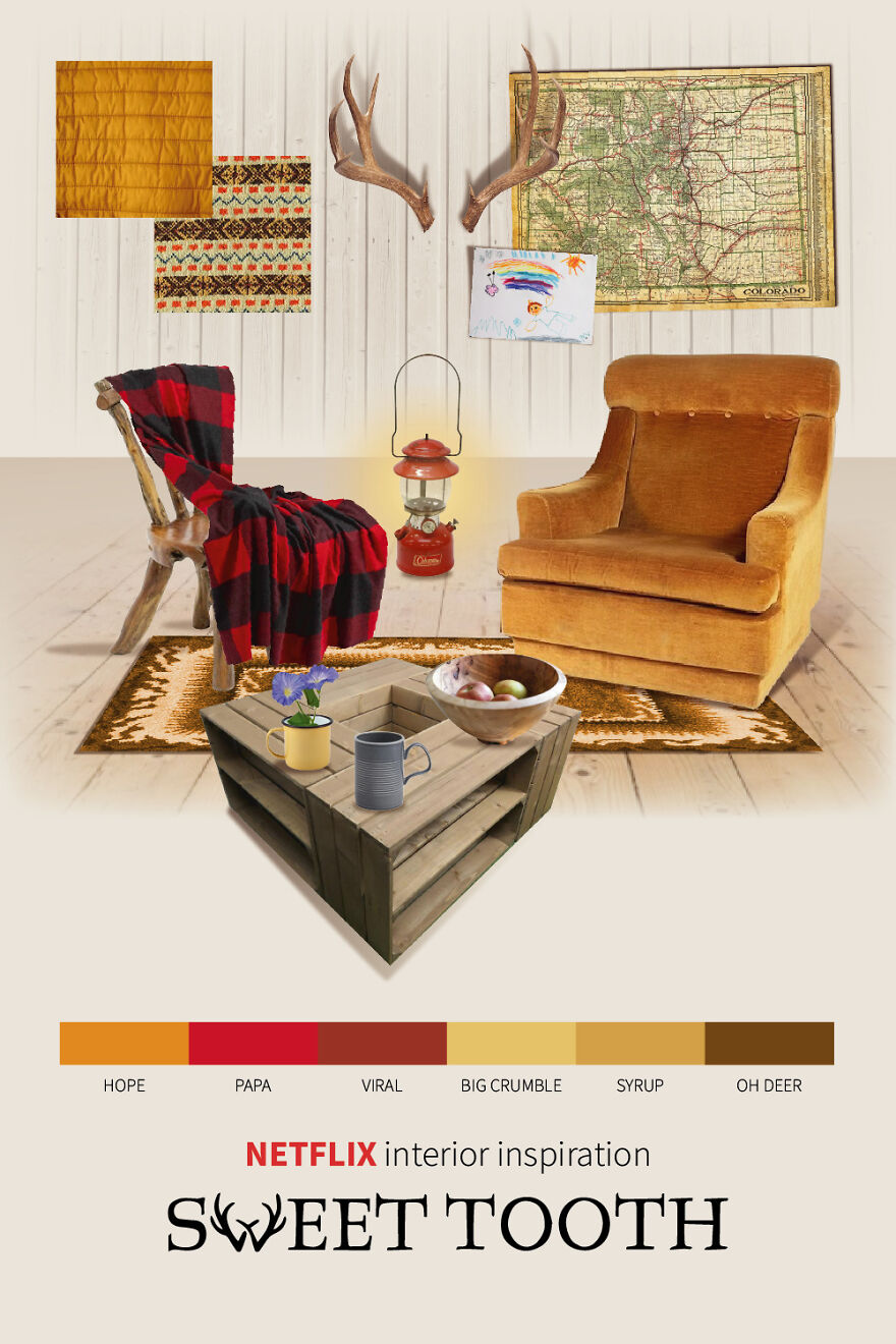 We Created 8 Interior Design Moodboards Inspired By Popular Netflix Shows We Created 8 Interior Design Moodboards Inspired By Popular Netflix Shows