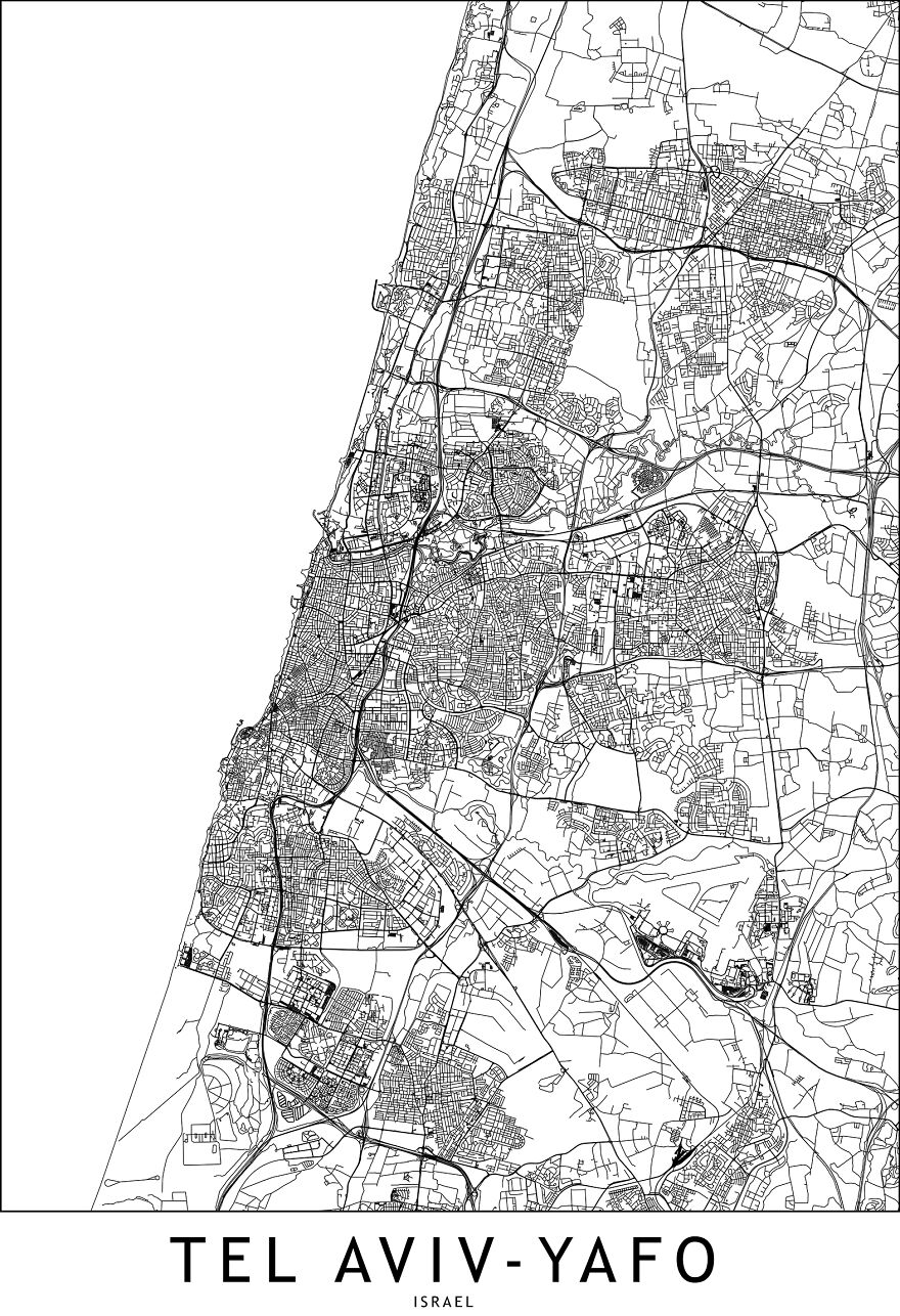 I Draw Line Maps Of World Cities Part 2