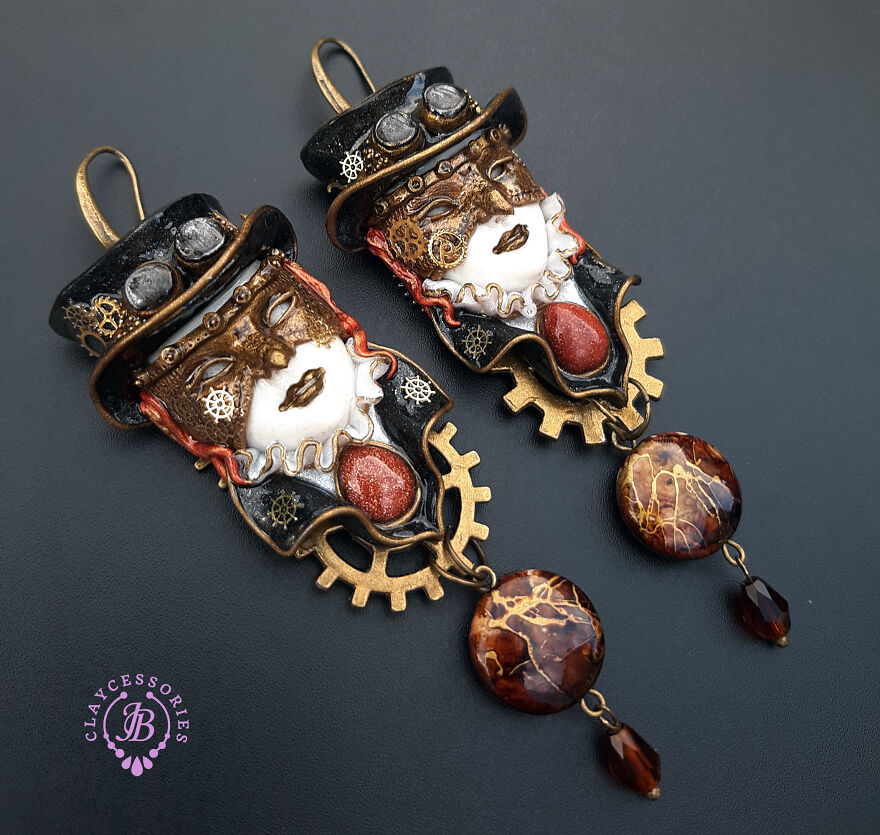 Venetian Mask Earrings Collection