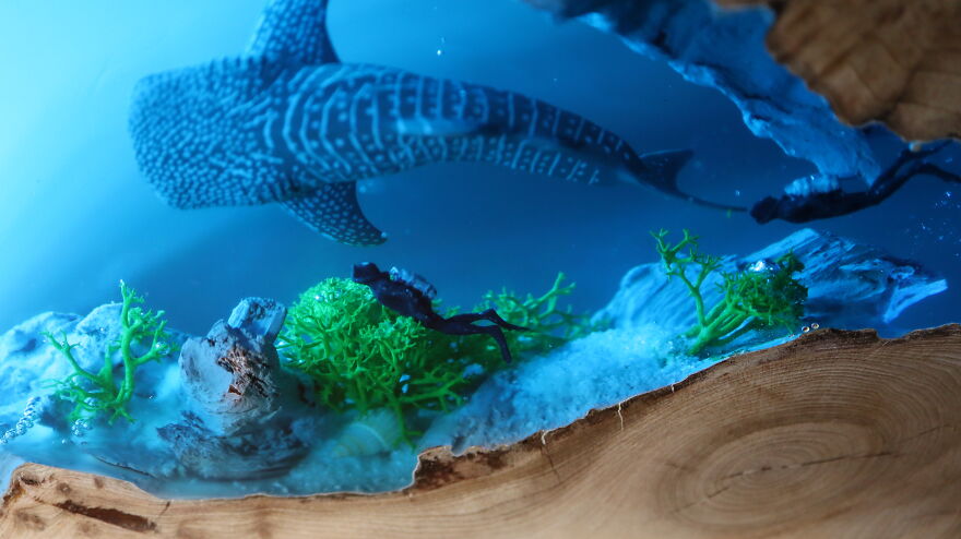 Wood Resin Lamp | Resin Night Light | Wood Resin Decor Wood Resin Lamp | Resin Night Light | Wood Resin Decor