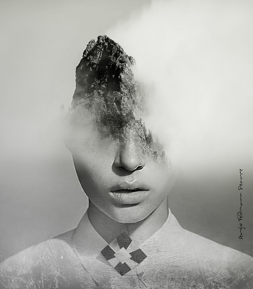 Mixing Nature And Faces