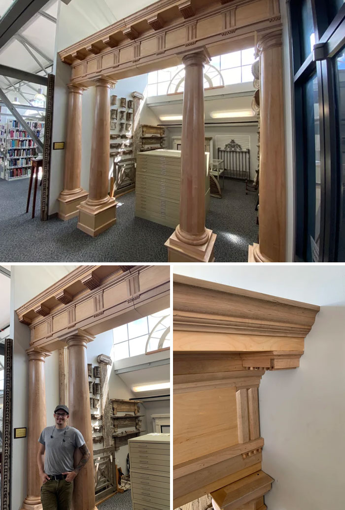 New To The Forum. Wanted To Show My Graduate Project. Palladian Roman Doric Colonnade
