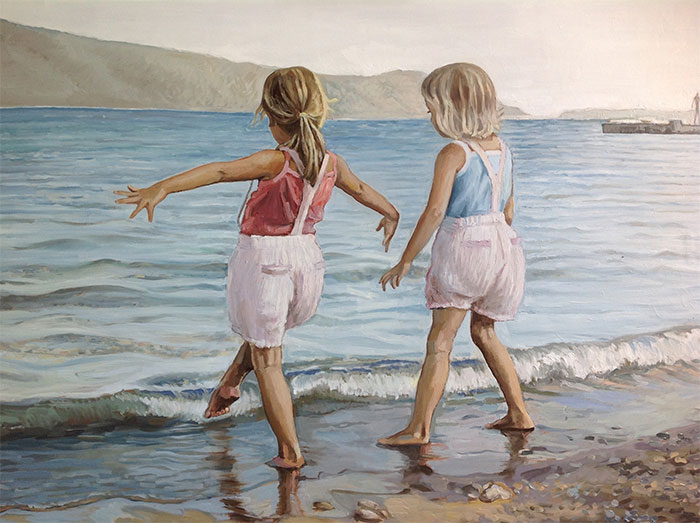 After Having Triplets, I’m Constantly Inspired To Paint Them (25 Pics)
