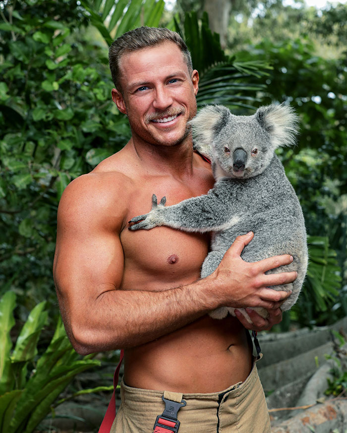The Australian Firefighters Calendar 2022 Is Out With More Shirtless Heroes And Adorable Animals (28 Pics)
