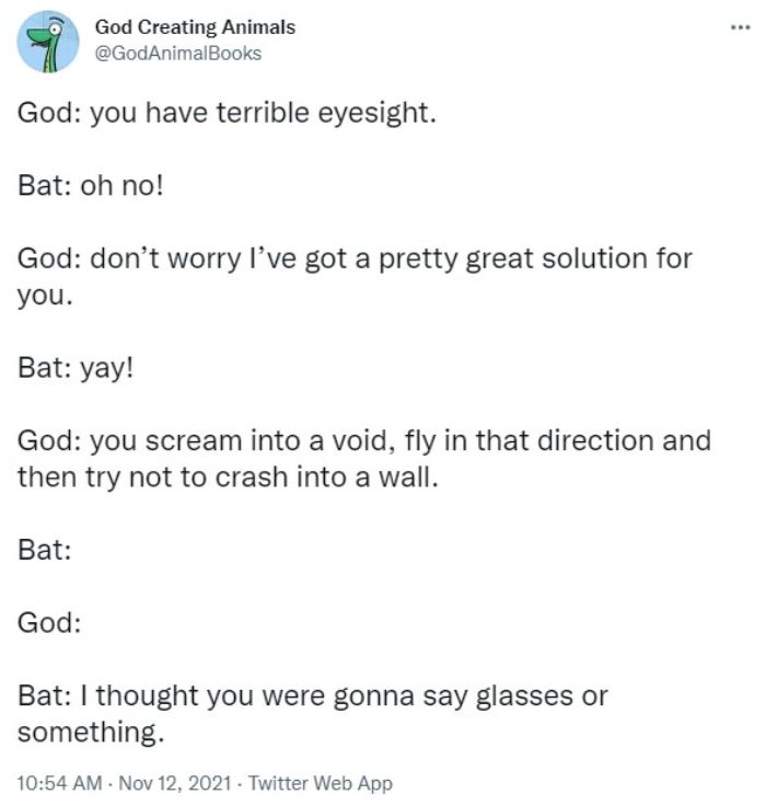 God Creates A Bat