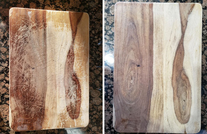 Cutting Board Brought Back To Life