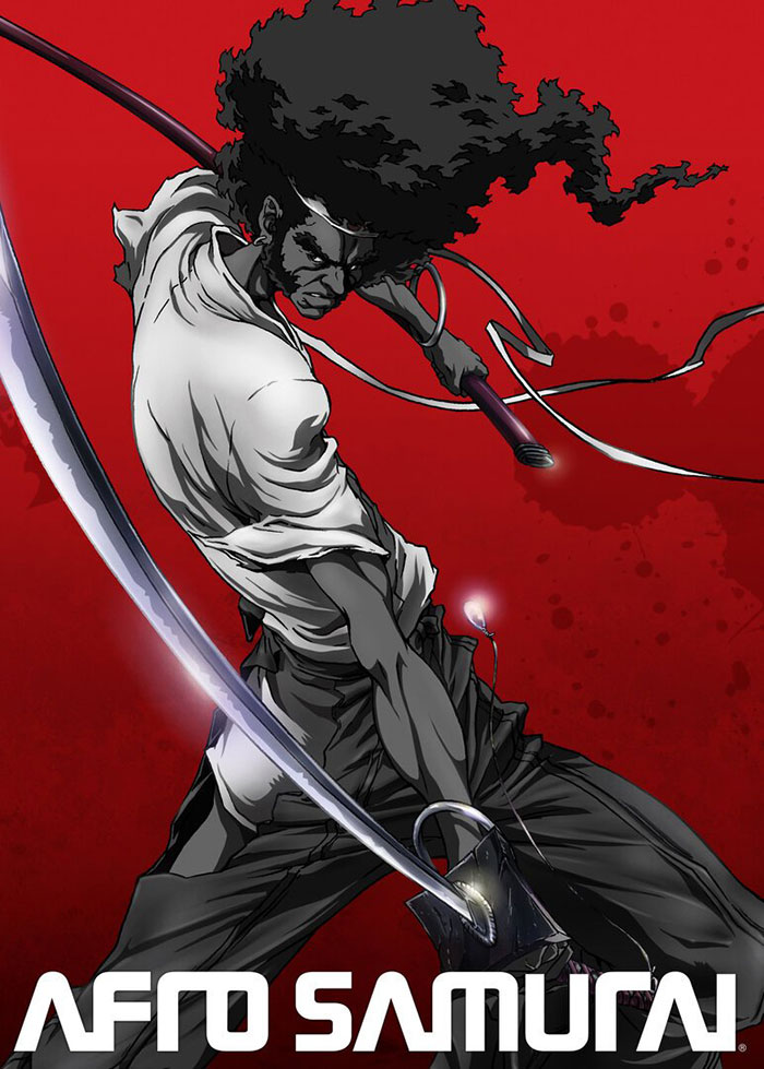 Poster of Afro Samurai anime series 