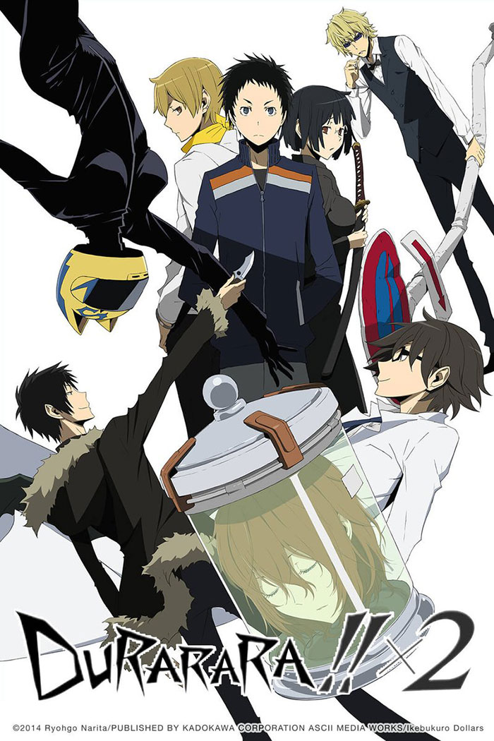 Poster of Durarara!!x2 anime series 