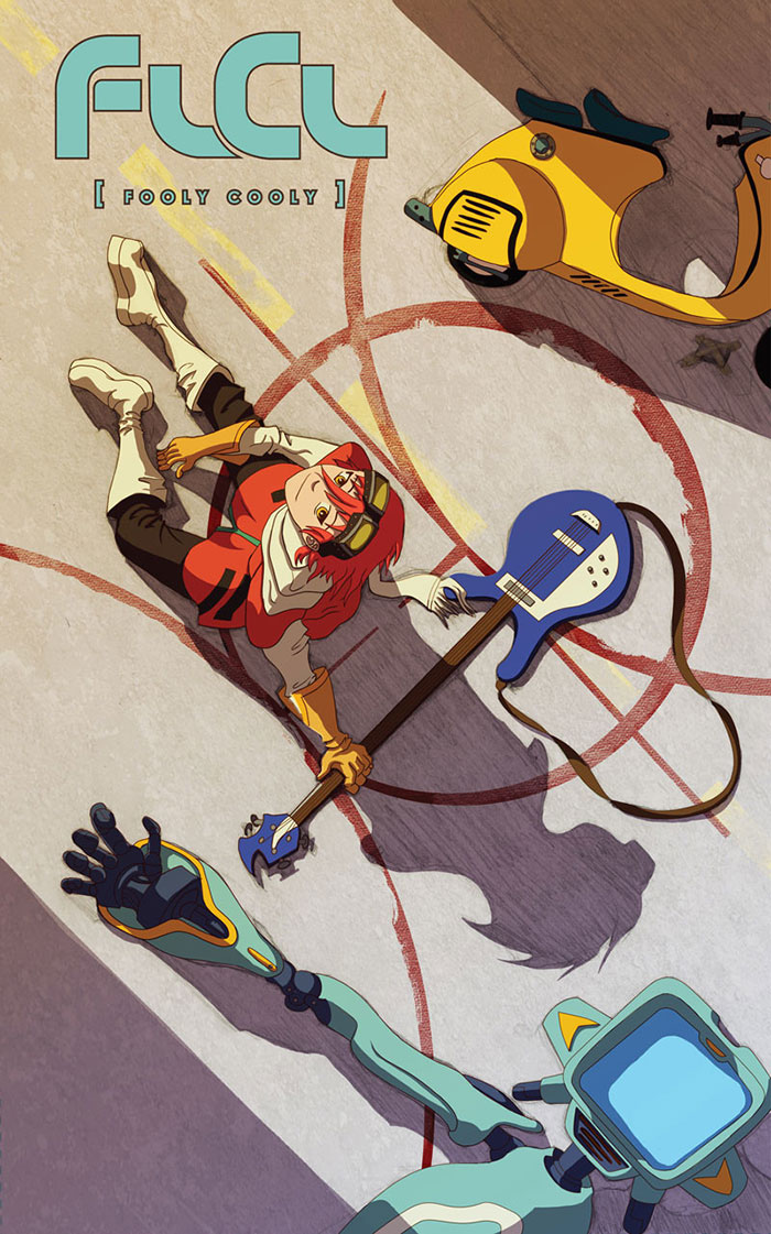 Poster of FLCL anime series 