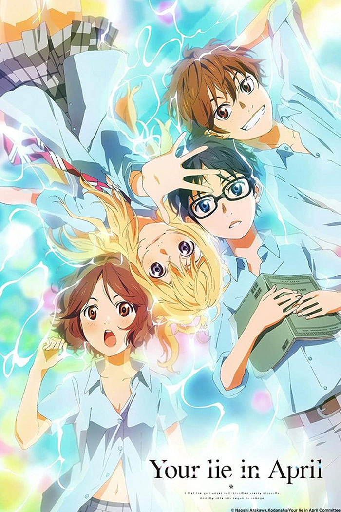 Poster of Your Lie In April anime series 