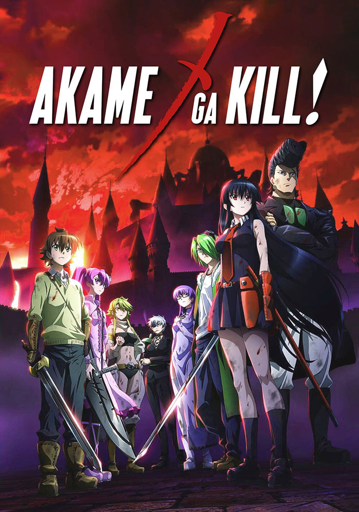 Poster of Akame Ga Kill! anime series 