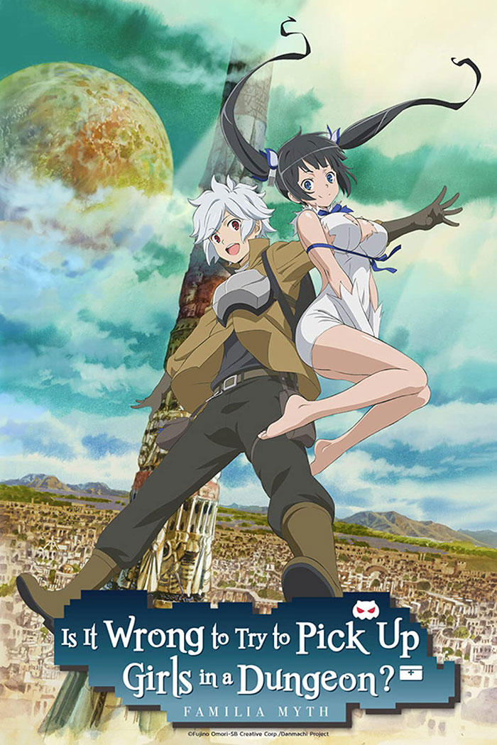 Poster of Is It Wrong To Try To Pick Up Girls In A Dungeon? anime series 