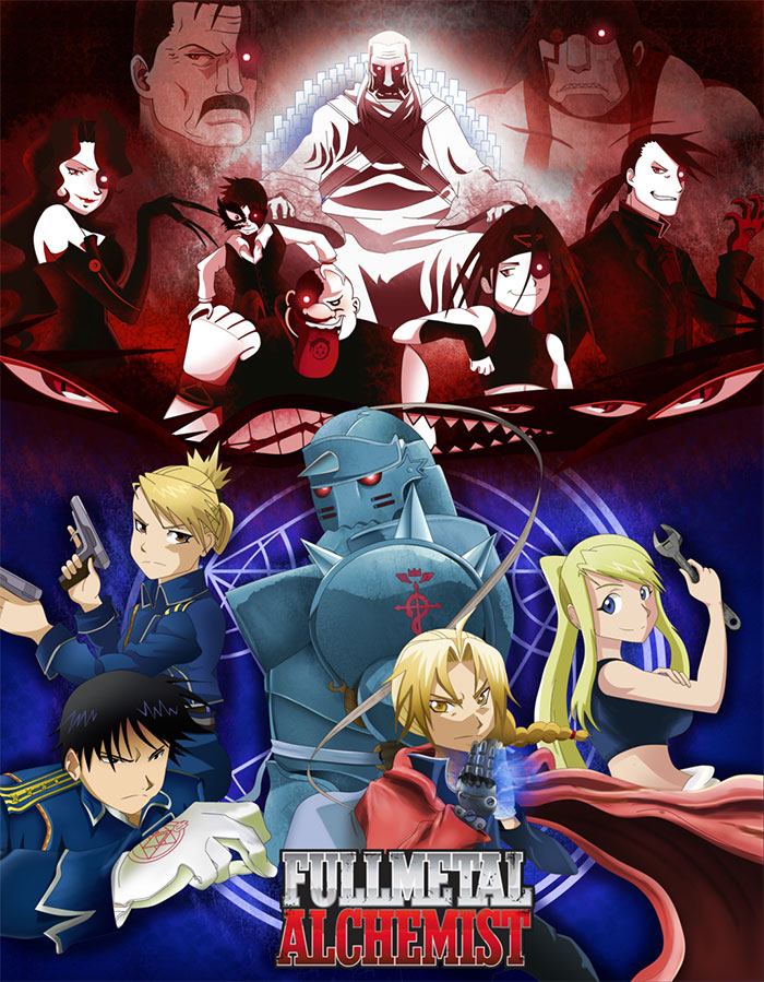 Poster of Fullmetal Alchemist anime series 