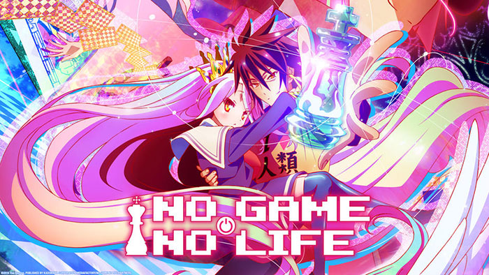 Poster of No Game No Life anime series 