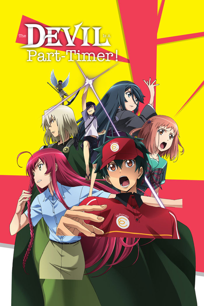 Poster of The Devil Is A Part-Timer anime series 