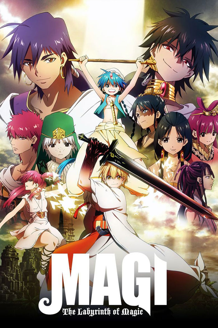 Poster of Magi: The Labyrinth Of Magic anime series 