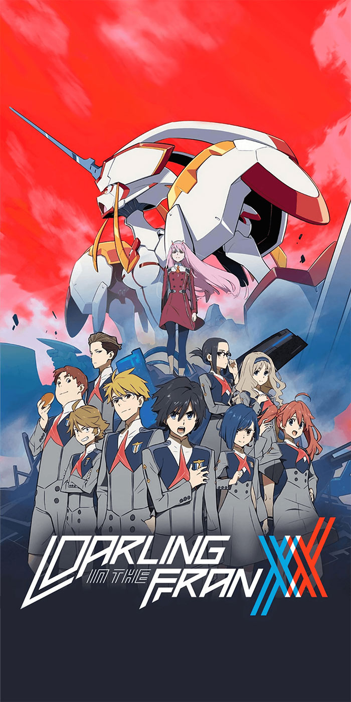 Poster of Darling In The Franxx anime series 