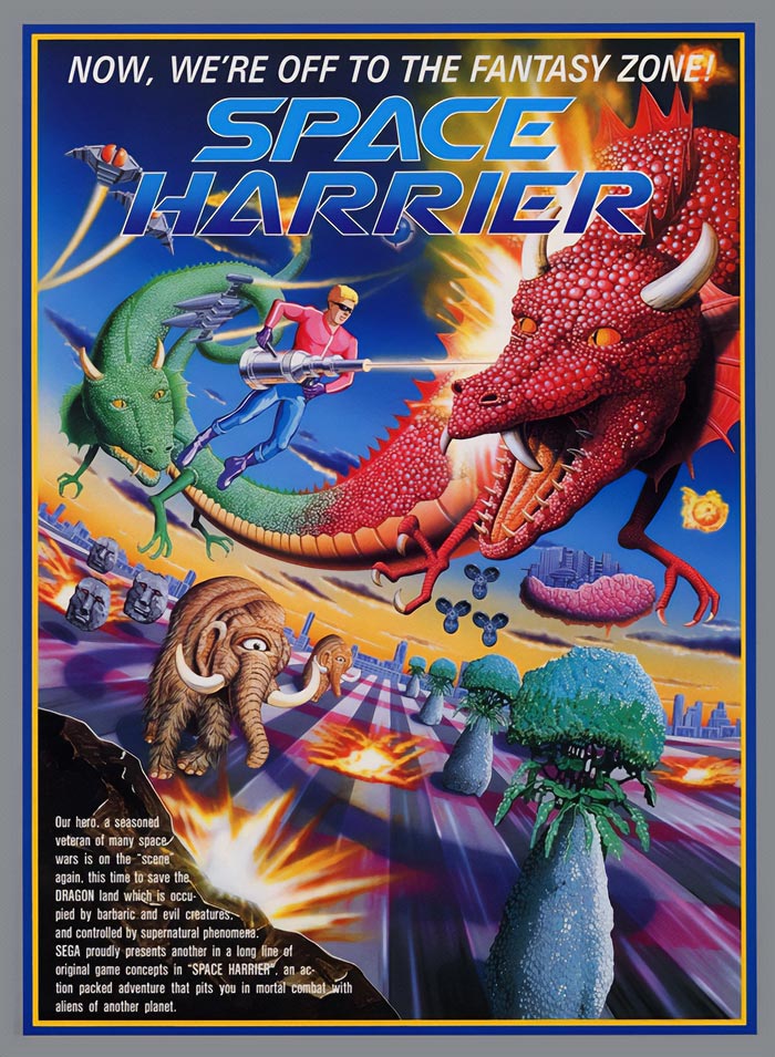 Poster for "Space Harrier"