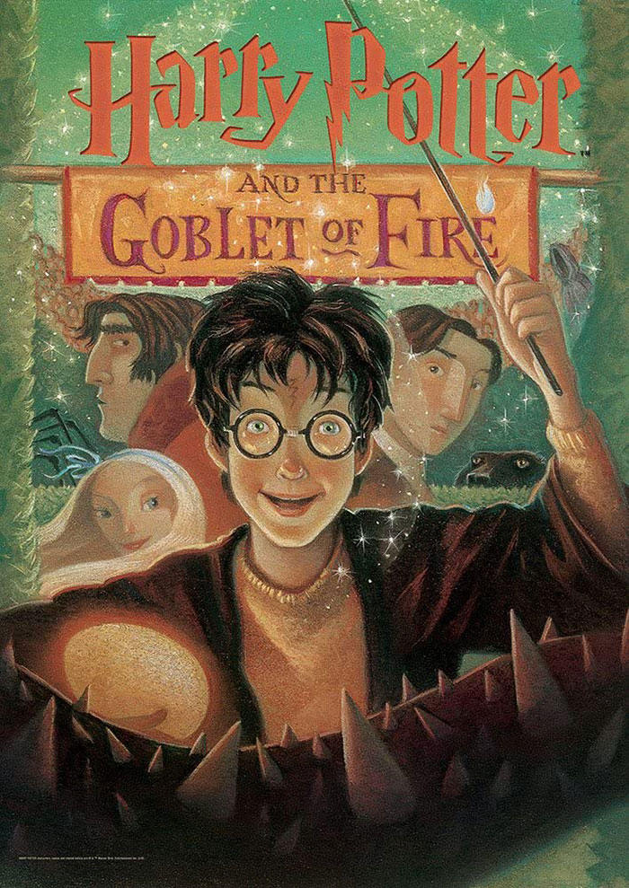 Harry Potter And The Goblet Of Fire book cover 