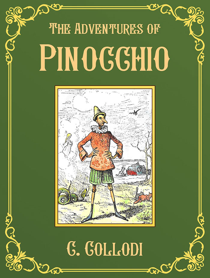 The Adventures Of Pinocchio book cover 