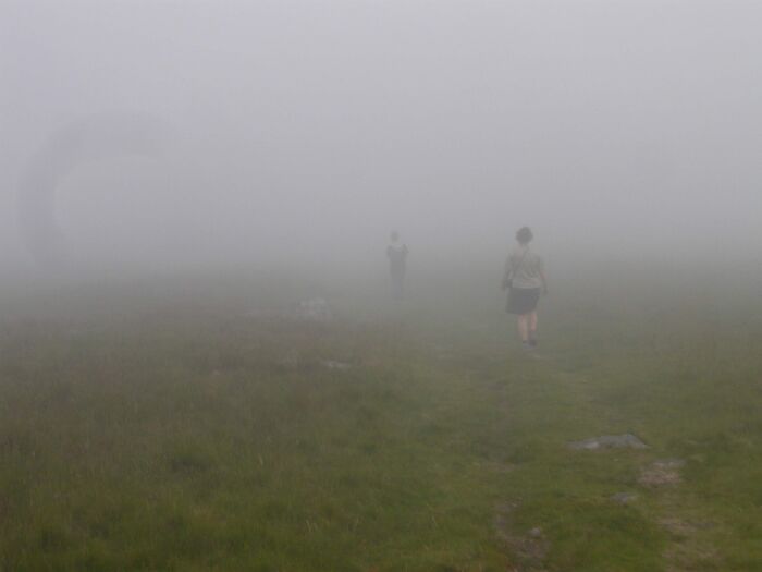 Dartmoor - Caught In Fog On A Walk & Had To Listen For Traffic To Find Our Way Back To The Car