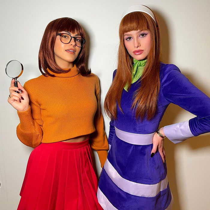 Camila Mendes And Madelaine Petsch As Velma And Daphne From Scooby-Doo