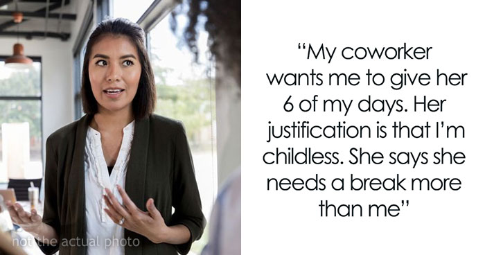 Childless Woman Refuses To Give 6 Of Her Paid Vacation Days To A Coworker With Three Kids, Office Drama Ensues